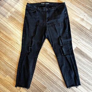 Women's Old Navy Rockstar Mid-Rise Distressed Jeans
